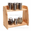 Wholesale Bamboo Spice Rack Organizer,Bamboo Kitchen Cabinet Shelf Storage Organizer